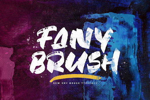 Fany Brush - Textured Brush Font RXAN284 1 Fany Brush - Textured Brush Font RXAN284