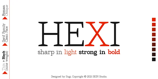 Hexi Font Family 1 Hexi Font Family