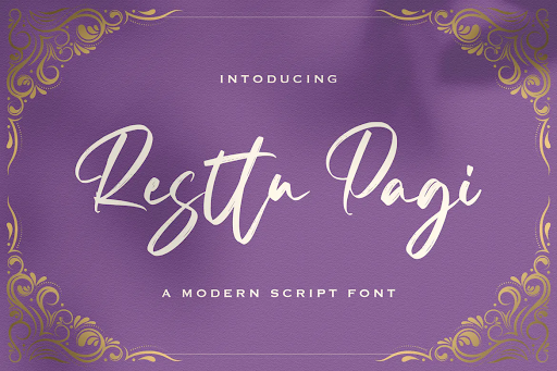 Resttu Pagi - Handwritten Font GJGZMQZ 1 Resttu Pagi - Handwritten Font GJGZMQZ