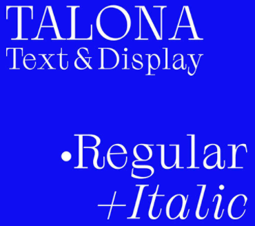 Talona Typeface 1 Talona Typeface
