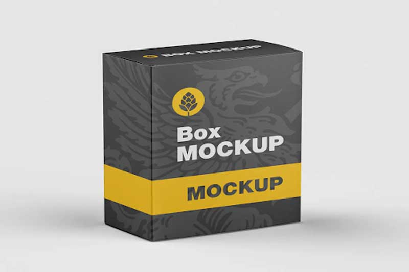 Luxury Cardboard Box Mockup SRVXSQ7 1 Luxury Cardboard Box Mockup SRVXSQ7