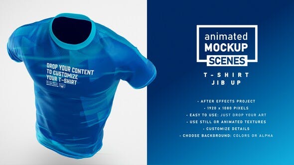 Videohive T-shirt Jib Up Mockup Template - Animated Mockup SCENES 33304914 1 Videohive T-shirt Jib Up Mockup Template - Animated Mockup SCENES 33304914