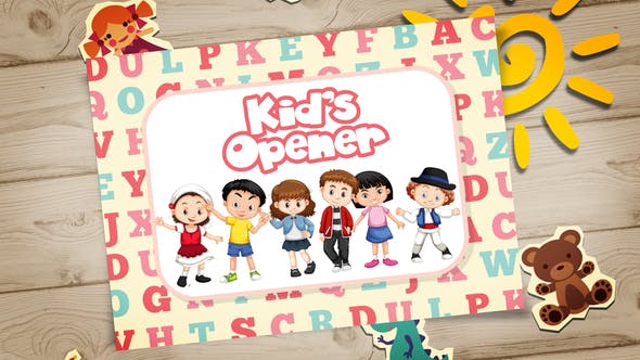 Videohive Kid's Opener 23504621 1 Videohive Kid's Opener 23504621