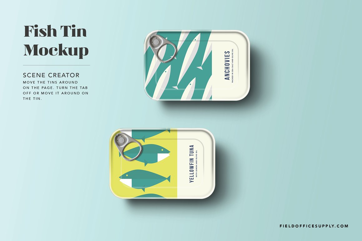 CreativeMarket - Sardine Tin Mockup 4890080 1 CreativeMarket - Sardine Tin Mockup 4890080