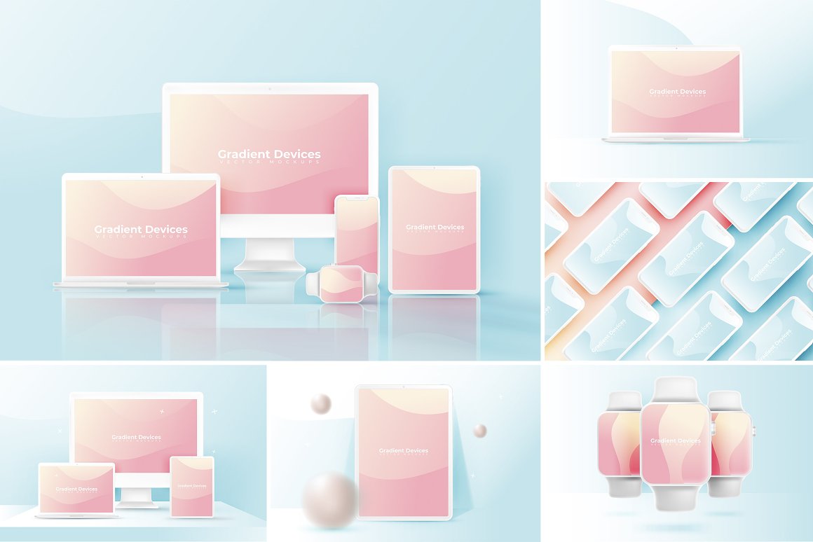 CreativeMarket - Realistic & Colorful Vector Devices 4549405 1 CreativeMarket - Realistic & Colorful Vector Devices 4549405