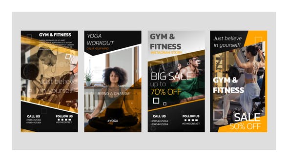 Videohive Gym and Fitness Instagram stories 33337665 1 Videohive Gym and Fitness Instagram stories 33337665
