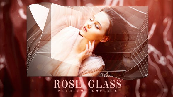 Videohive Rose Glass 33531496 1 Videohive Rose Glass 33531496