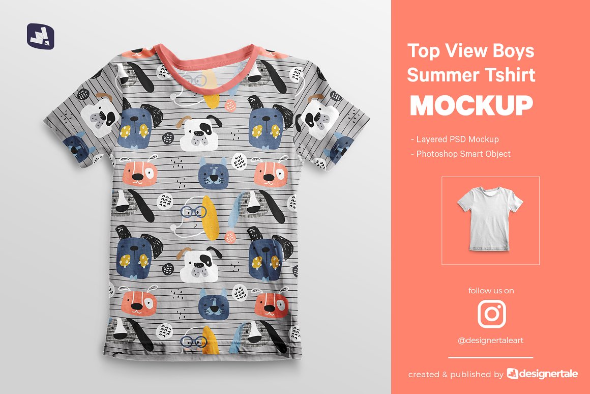 CreativeMarket - Top view Boy’s Summer Tshirt Mockup 4737638 1 CreativeMarket - Top view Boy’s Summer Tshirt Mockup 4737638