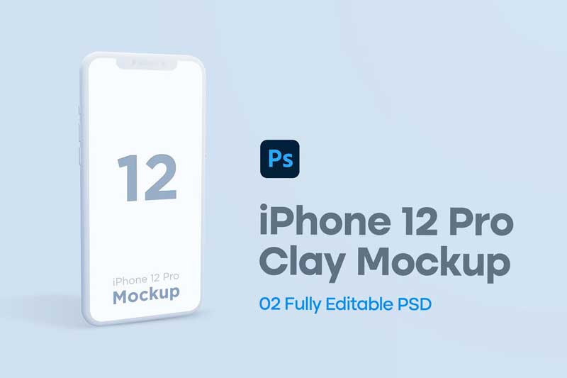 iPhone 12 Pro Clay Mockup 1.0 FL97VQL 1 iPhone 12 Pro Clay Mockup 1.0 FL97VQL