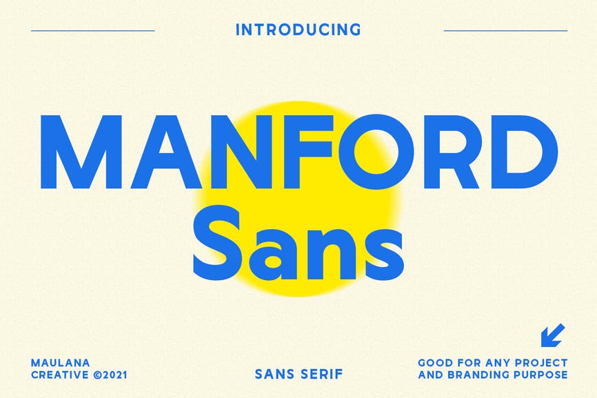 Manford Sans Font 1 Manford Sans Font