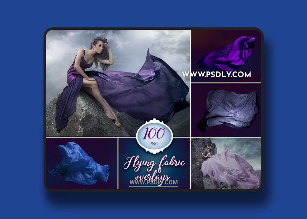 100 Flying Fabric Overlays Download 1 100 Flying Fabric Overlays