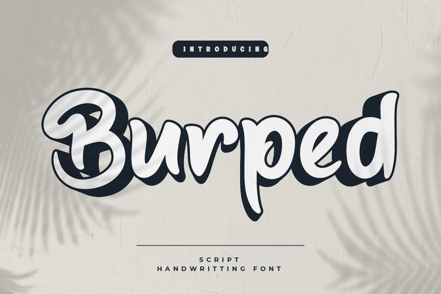 Burped Font 1 Burped Font