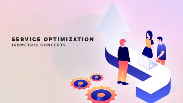 Videohive Service optimization - Isometric Concept 33962923 1 Videohive Service optimization - Isometric Concept 33962923
