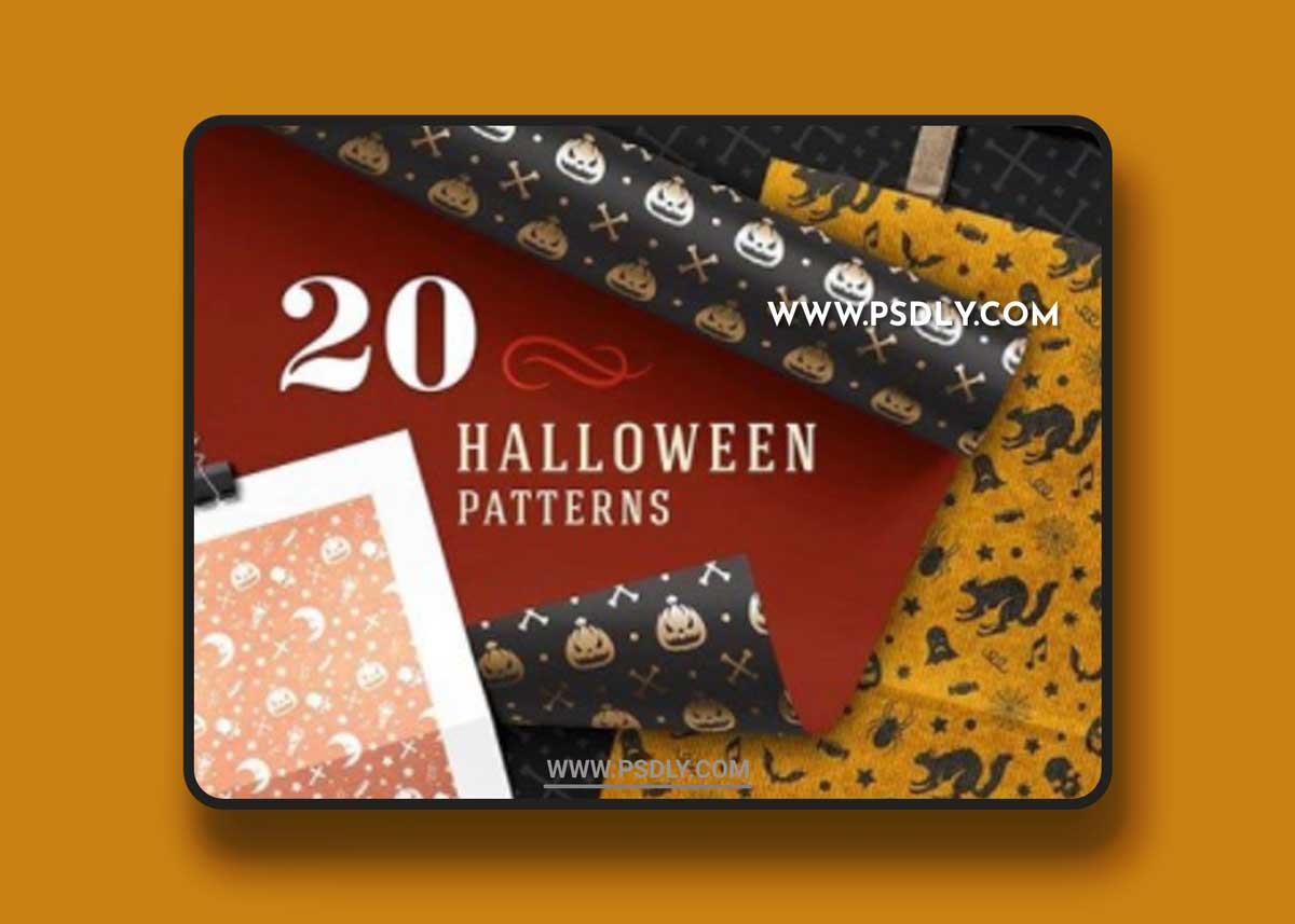 20 Halloween patterns 1 20 Halloween patterns
