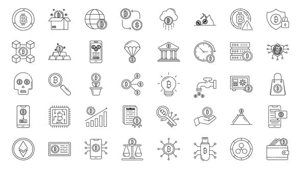 Videohive Crypto Currency Line Icons 33982763 1 Videohive Crypto Currency Line Icons 33982763