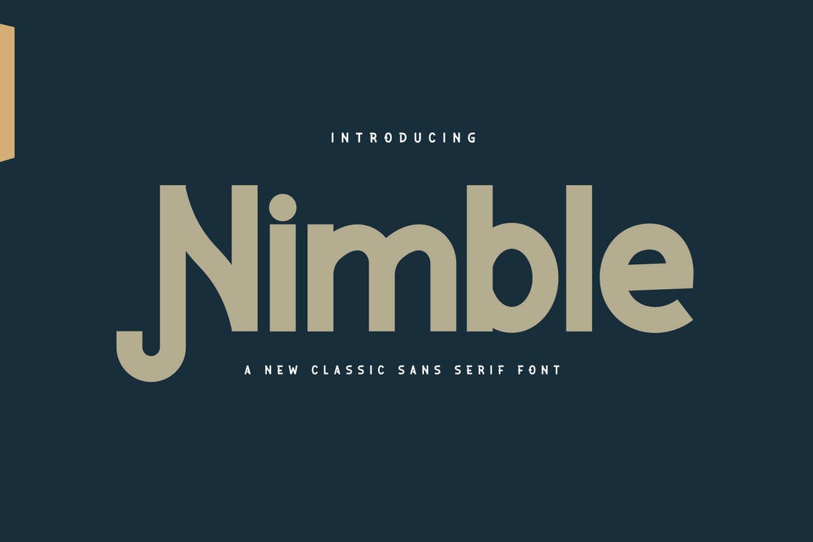 Nimble font 1 Nimble font