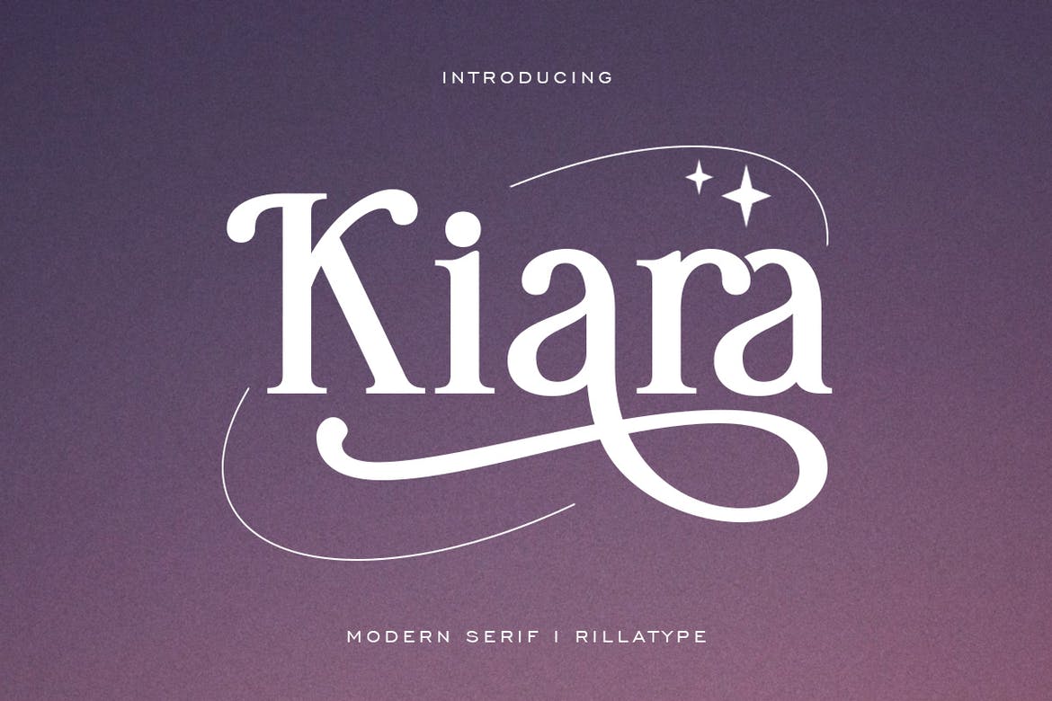 Kiara - Modern Serif 1 Kiara - Modern Serif