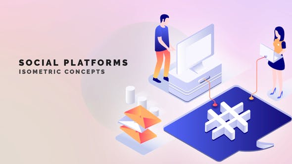 Videohive Social platforms - Isometric Concept 33962952 1 Videohive Social platforms - Isometric Concept 33962952