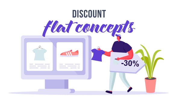 Videohive Discount - Flat Concept 33639469 1 Videohive Discount - Flat Concept 33639469