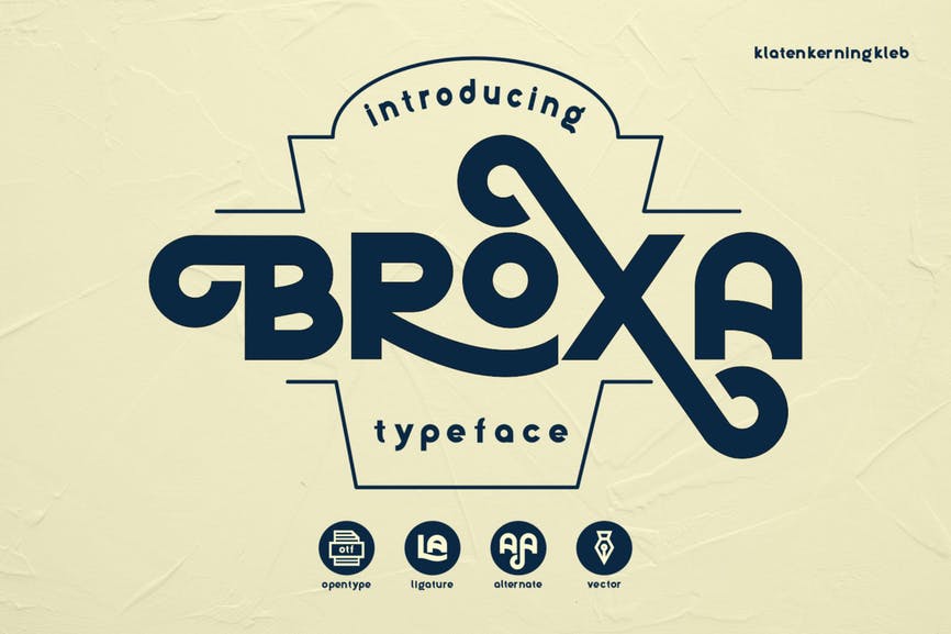 Broxa Decorative Font 1 Broxa Decorative Font