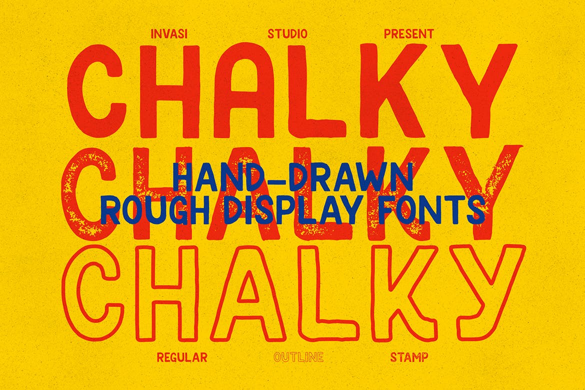 Chalky Family - Handdrawn 1 Chalky Family - Handdrawn