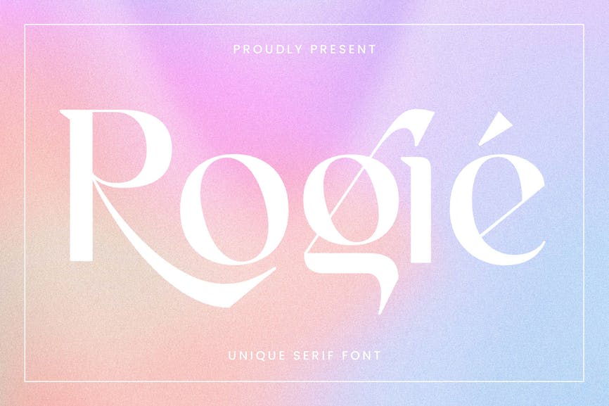 Rogie - Modern Display Serif 1 Rogie - Modern Display Serif