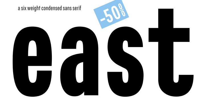 East Font Family 1 East Font Family