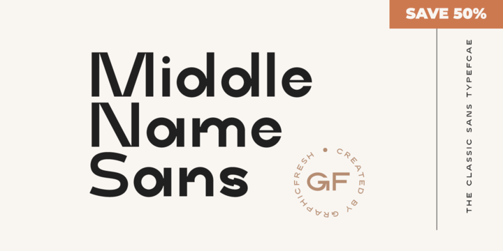 Middle Name Font 1 Middle Name Font
