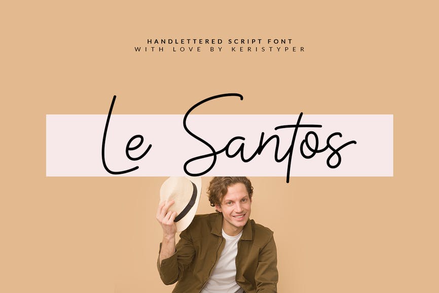 Le Santos Handwriting Font 1 Le Santos Handwriting Font