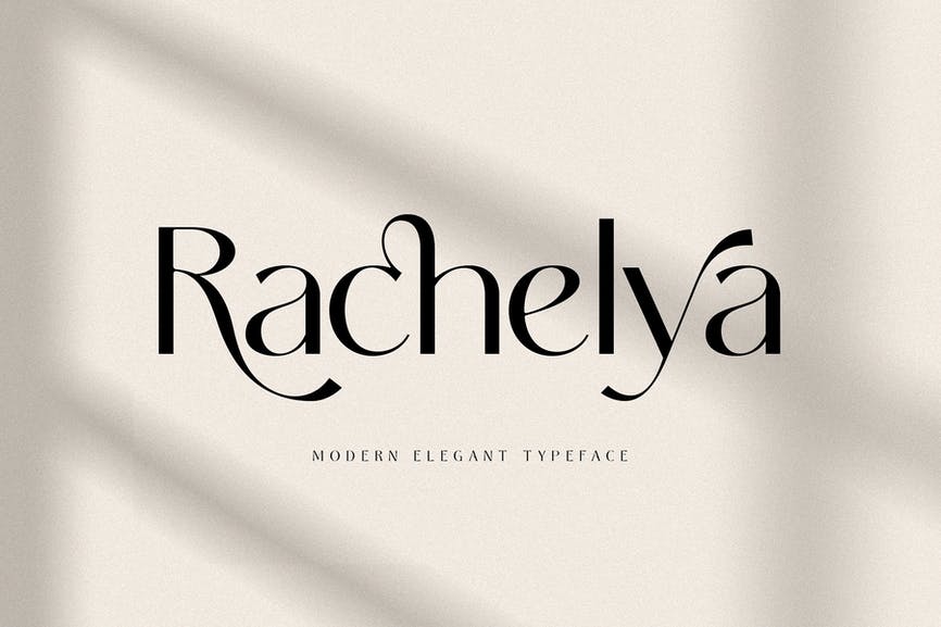 Rachelya Modern Elegant Font 1 Rachelya Modern Elegant Font