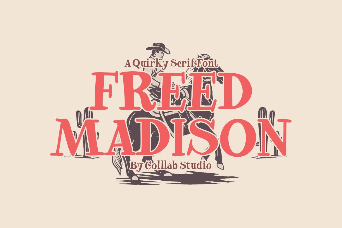 Freed Madison - A Quirky and Playful Serif 1 Freed Madison - A Quirky and Playful Serif