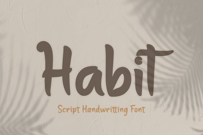 Habit Font 1 Habit Font