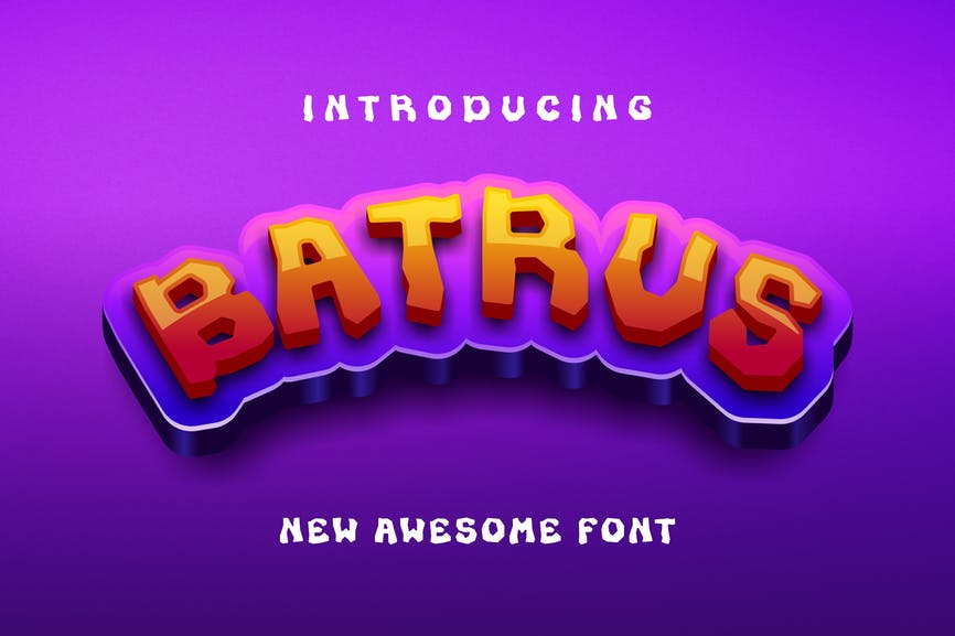 Batrus Font 1 Batrus Font
