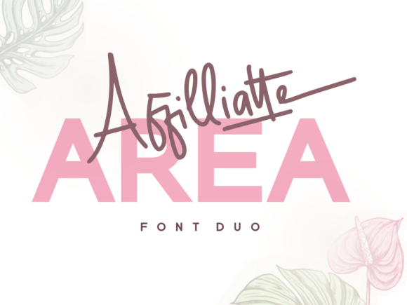 Affilliatte Area Font 1 Affilliatte Area Font