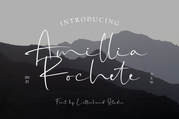Amillia Rochete Font 1 Amillia Rochete Font