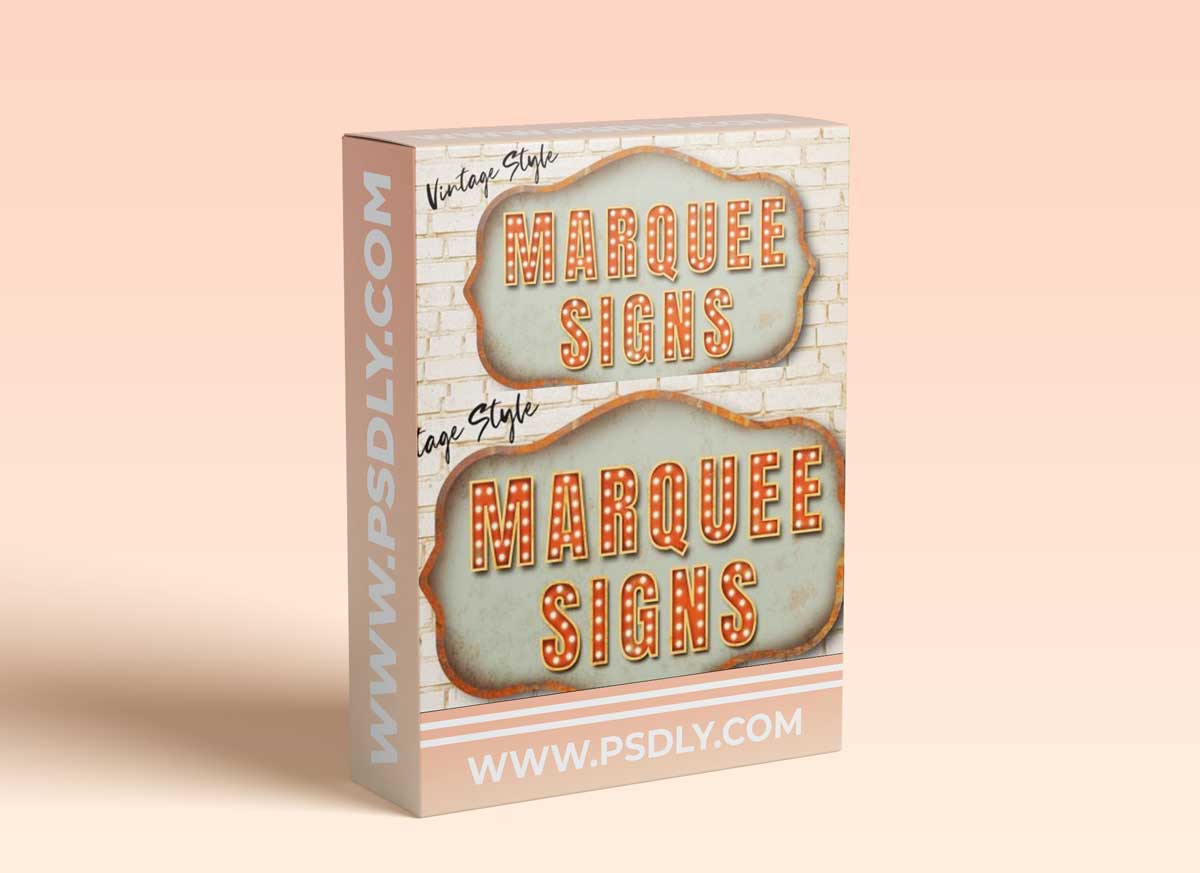Animated Vintage Marquee Signs in Procreate | Learn Adjustments, Alpha Lock, Layer & Clipping Masks 1 Animated Vintage Marquee Signs in Procreate | Learn Adjustments, Alpha Lock, Layer & Clipping Masks