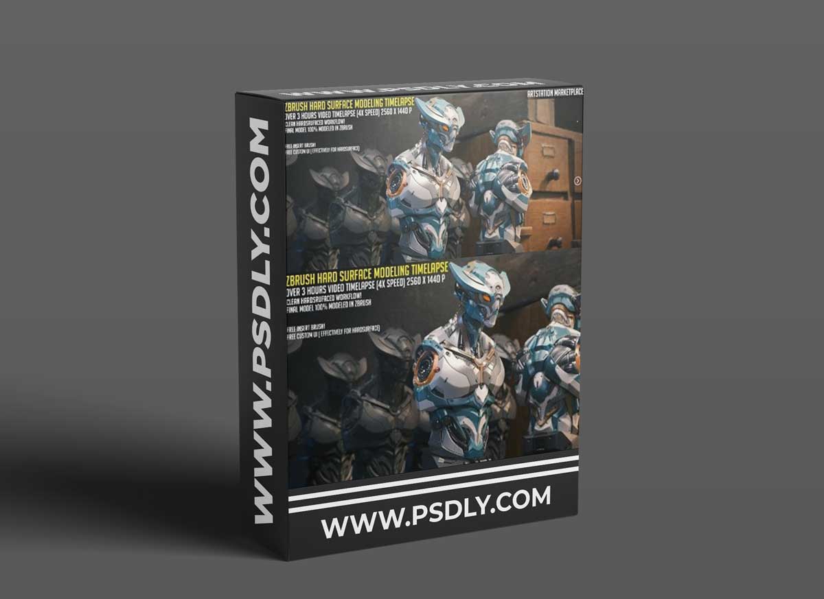 Artstation – ZBrush Hard Surface Modeling Timelapse 1 Artstation – ZBrush Hard Surface Modeling Timelapse