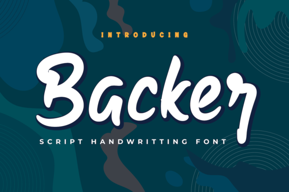 Backer Font 1 Backer Font