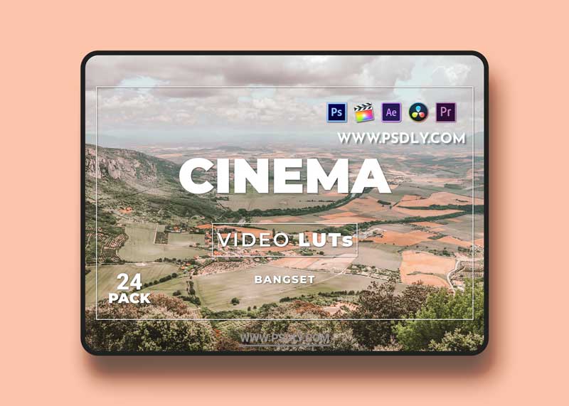 Bangset Cinema Pack 24 Video LUTs 1 Bangset Cinema Pack 24 Video LUTs