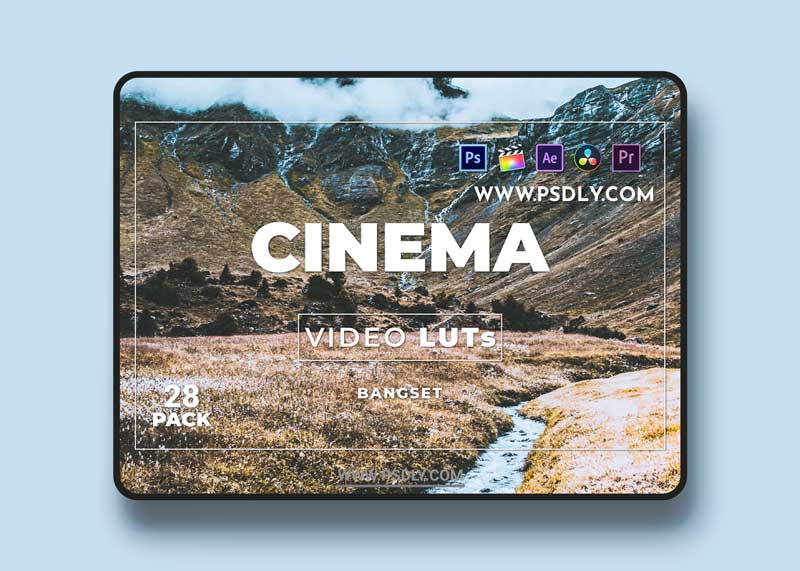 Bangset Cinema Pack 28 Video LUTs 1 Bangset Cinema Pack 28 Video LUTs