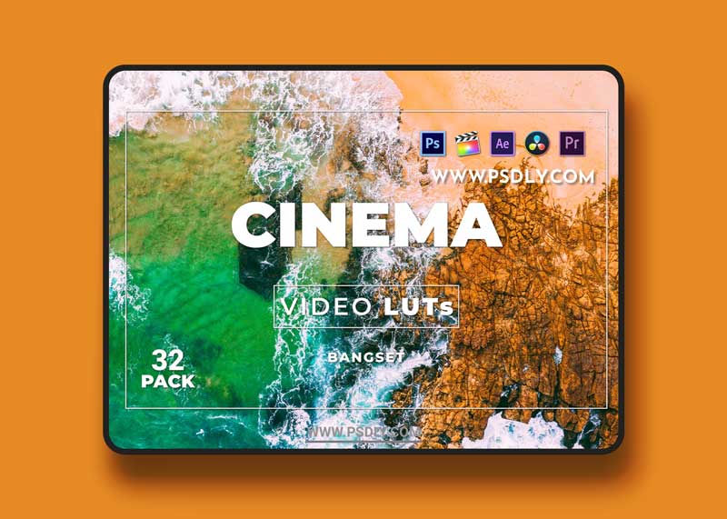 Bangset Cinema Pack 32 Video LUTs 1 Bangset Cinema Pack 32 Video LUTs