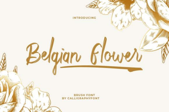 Belgian Flower Font 1 Belgian Flower Font
