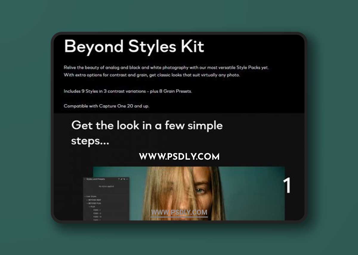 Beyond Styles Kit - FILM & BW for Capture One 1 Beyond Styles Kit - FILM & BW for Capture One