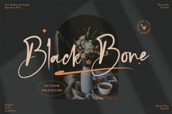 Black Bone Font 1 Black Bone Font