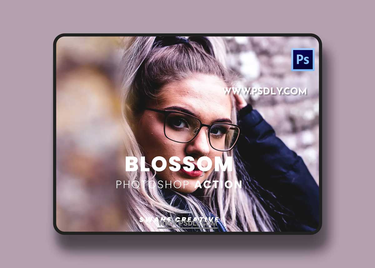 Blossom Photoshop Action 1 Blossom Photoshop Action