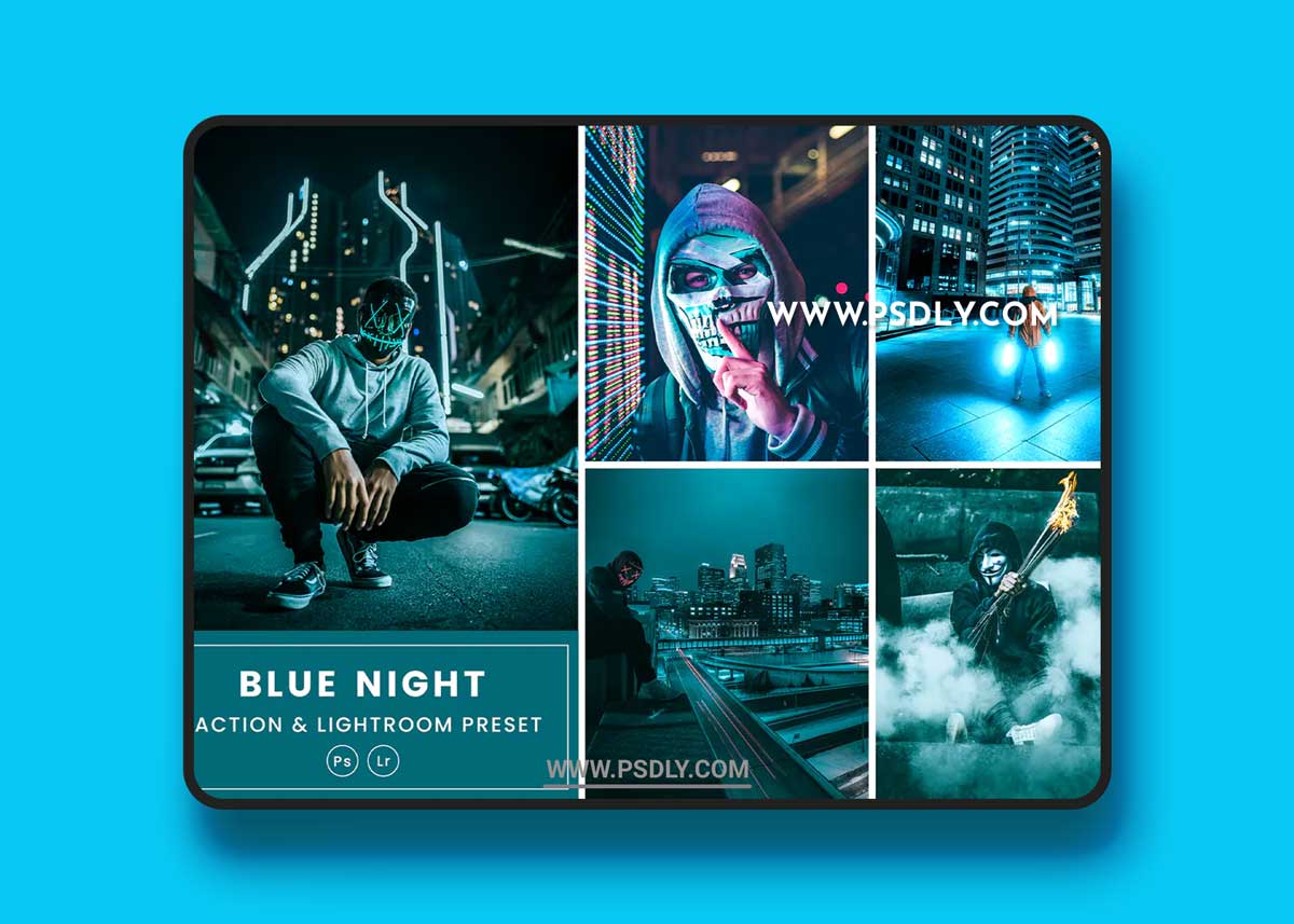 Blue Night Action & Lightrom Presets 1 Blue Night Action & Lightrom Presets