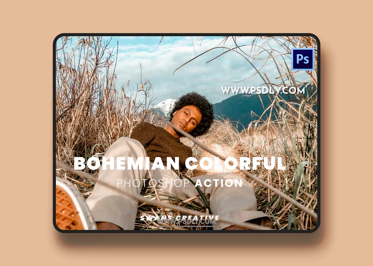 Bohemian Colorful Photoshop Action 1 Bohemian Colorful Photoshop Action