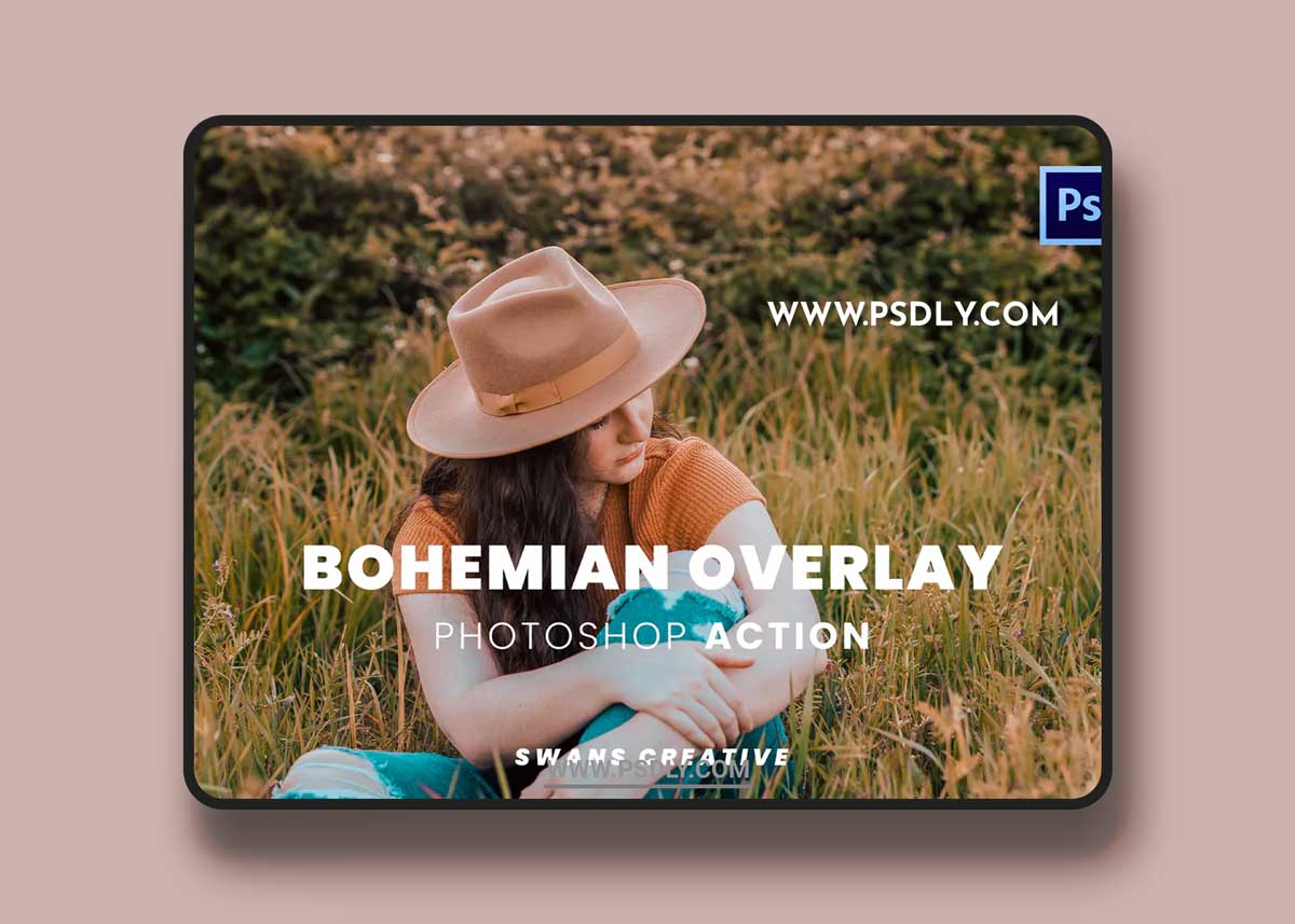 Bohemian Overlay Photoshop Action 1 Bohemian Overlay Photoshop Action