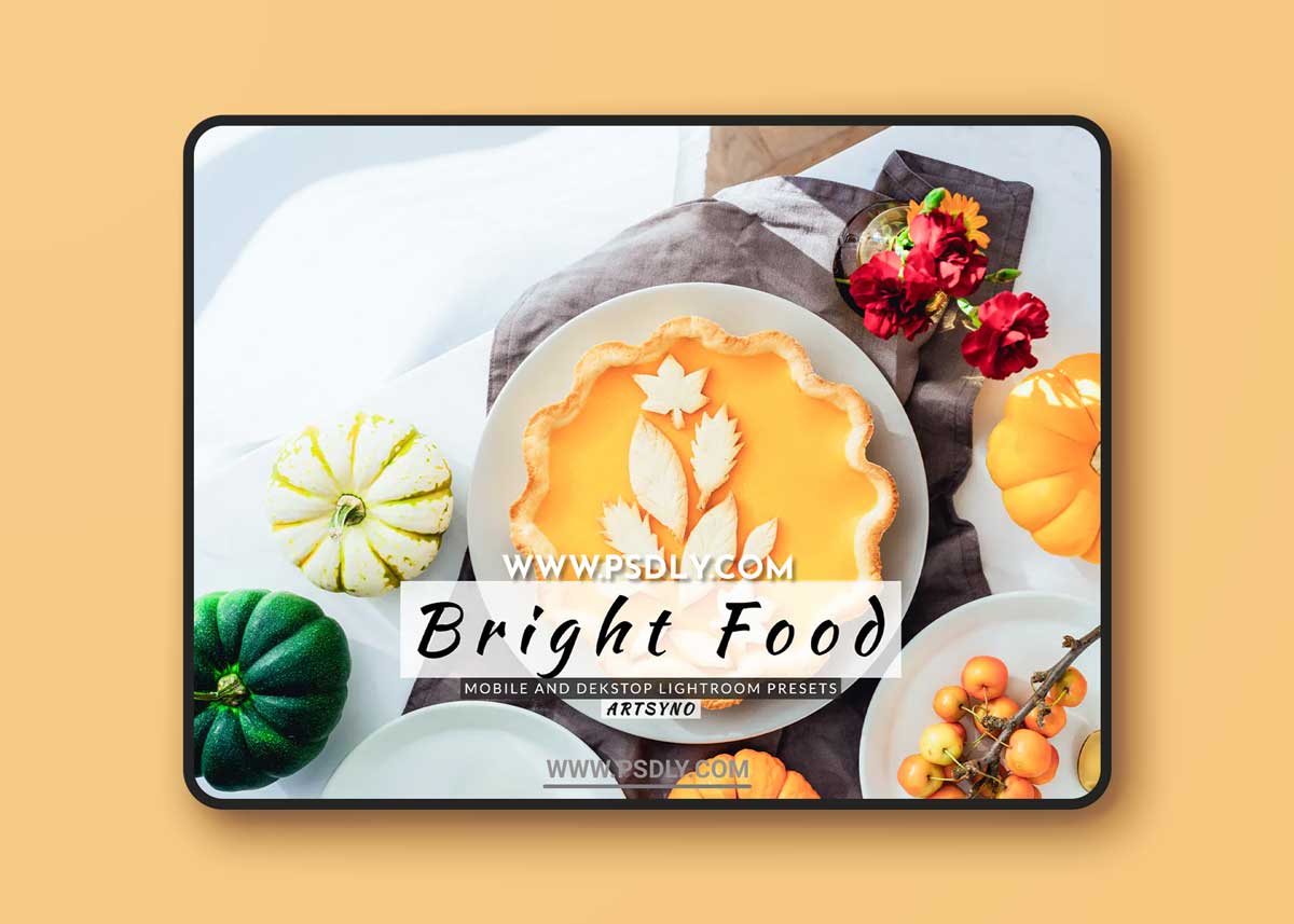 Bright Food Lightroom Presets Dekstop and Mobile 1 Bright Food Lightroom Presets Dekstop and Mobile