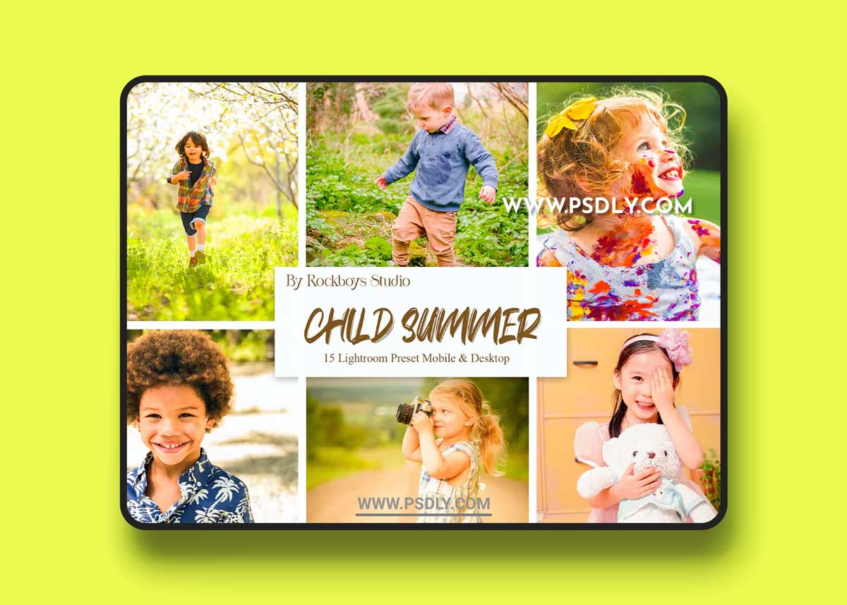Child Summer Lightroom Presets 1 Child Summer Lightroom Presets